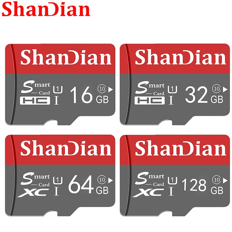 SHANDIAN-Ʈ SD ī 32GB  Ŭ 10, 16GB, ..